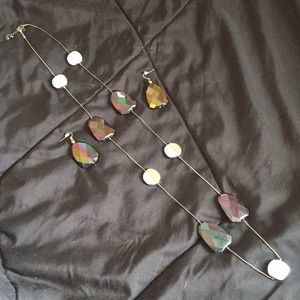 Necklace and earring set